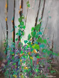 Zohaib Rind, 20 x 30 Inch, Acrylic on Canvas, Landscape Painting, AC-ZR-343 Zohaib Rind, 20 x 30 Inch, Acrylic on Canvas, Landscape Painting, AC-ZR-343